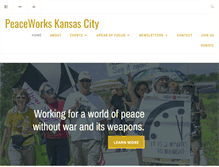 Tablet Screenshot of peaceworkskc.org